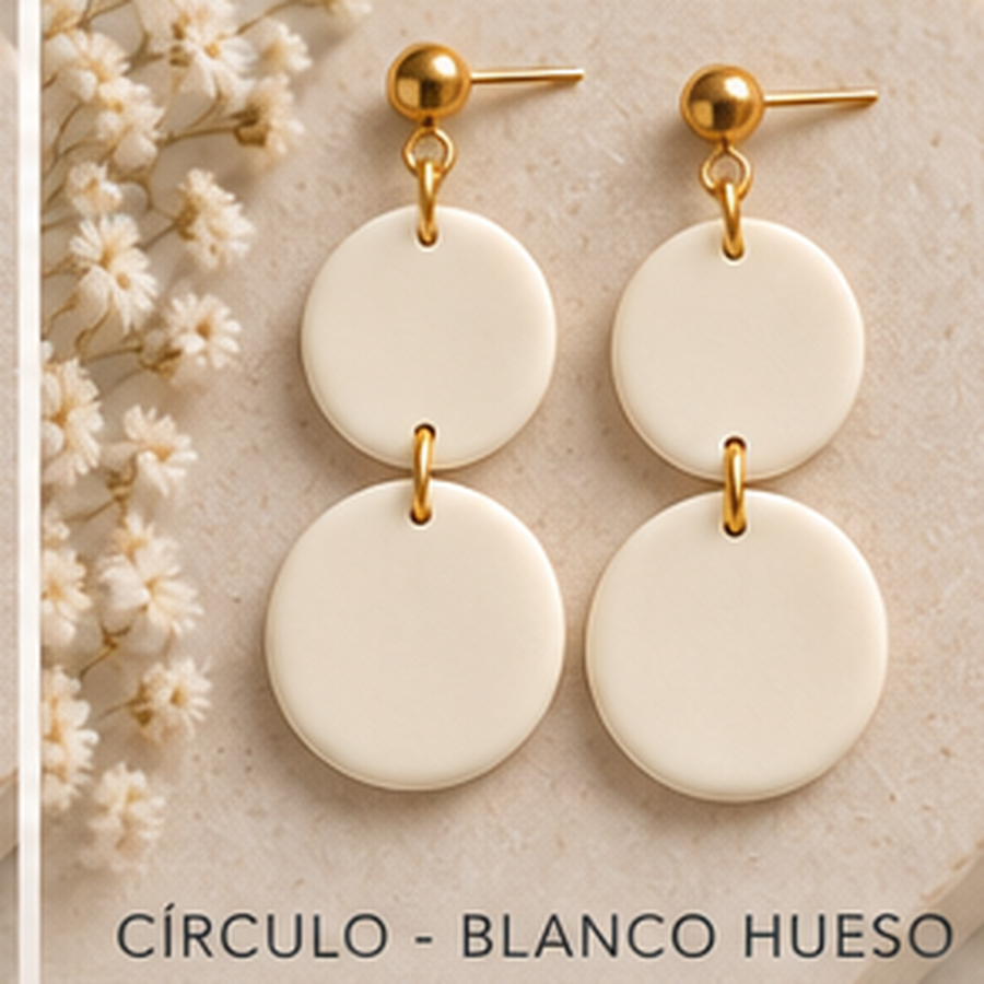 Círculo · Blanco hueso