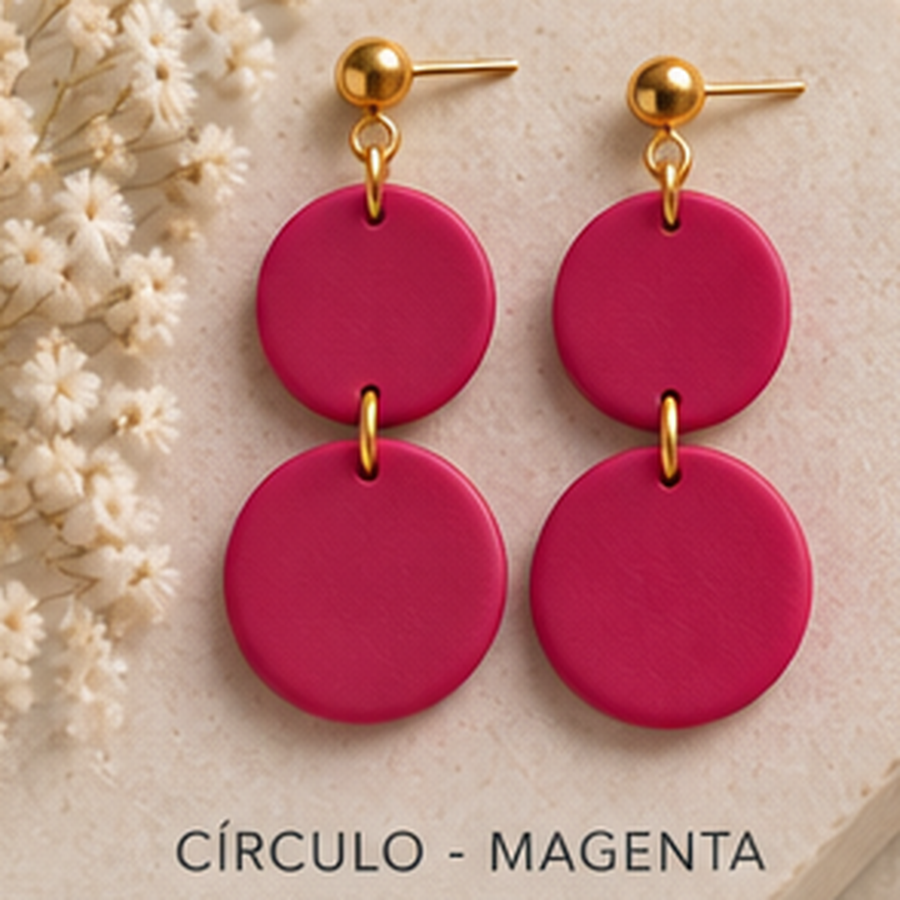 Círculos magenta