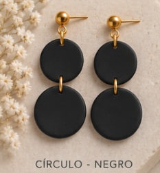 Pendientes personalizados de arcilla polimérica