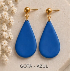 Pendientes personalizados de arcilla polimérica